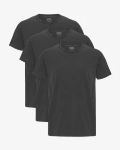 Classic Organic Tee - Faded Black (3-Pack)