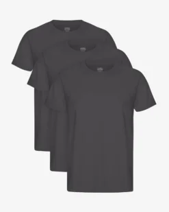 Classic Organic Tee - Lava Grey (3-Pack)