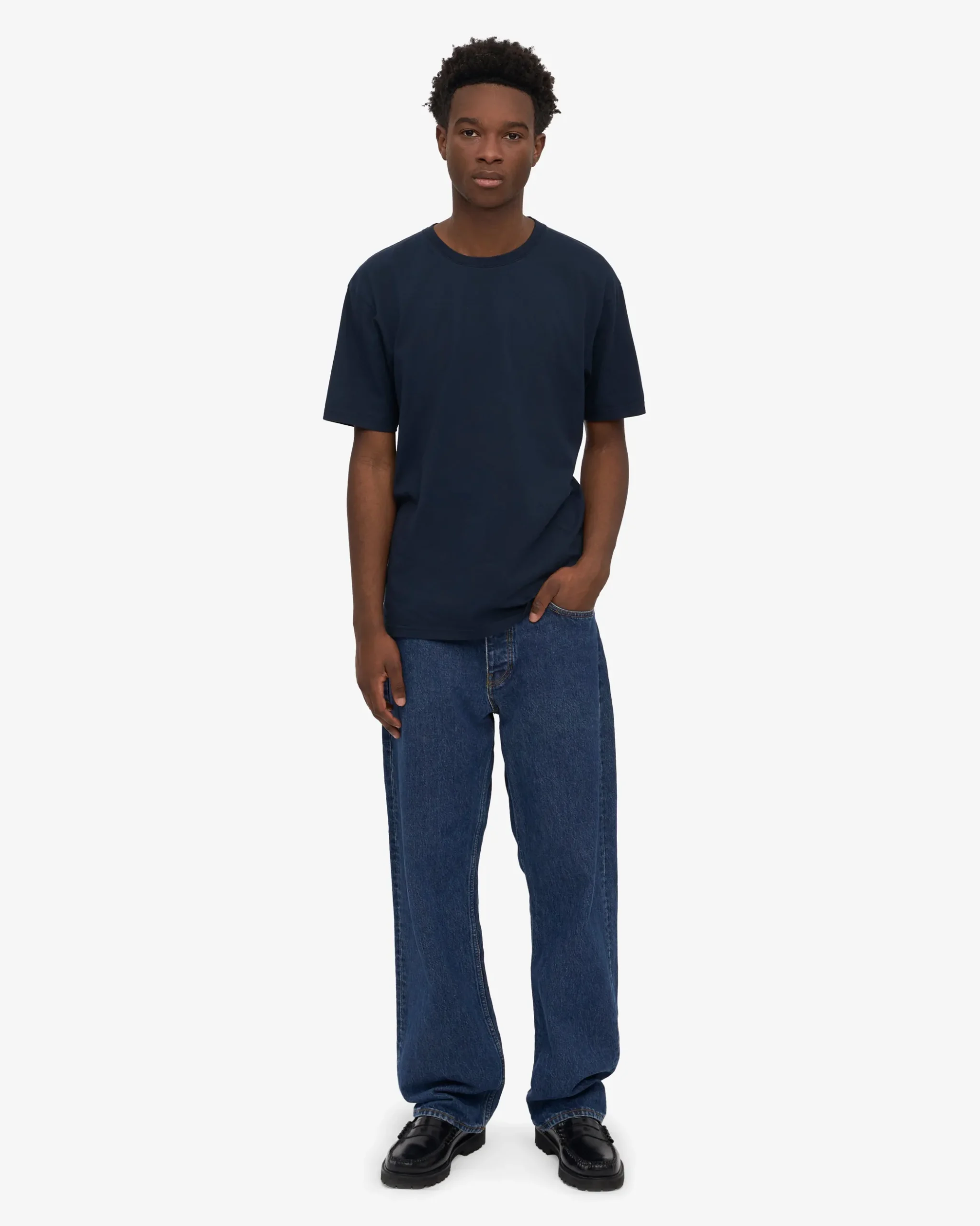 Classic Organic Tee - Navy Blue (3-Pack)