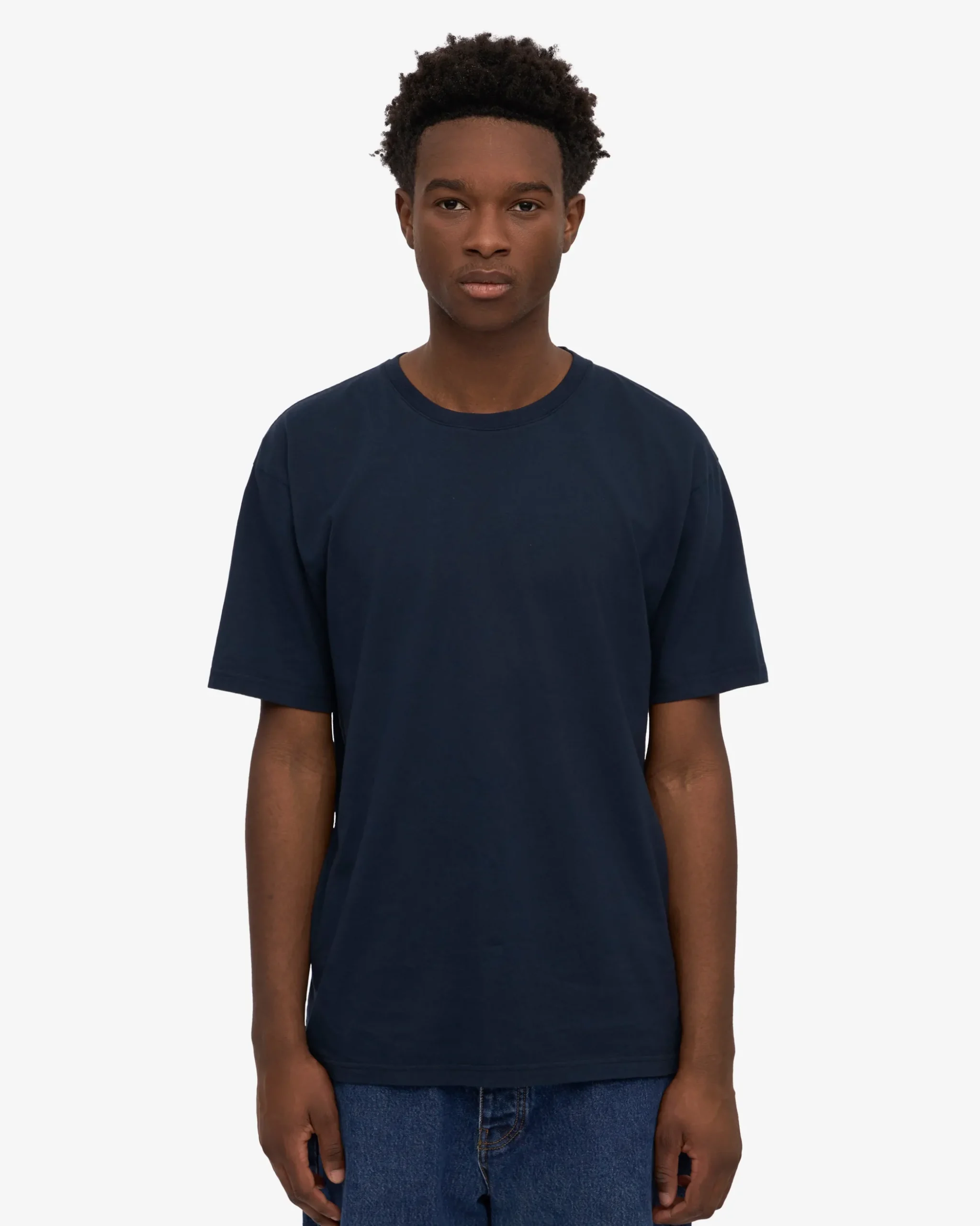 Classic Organic Tee - Navy Blue