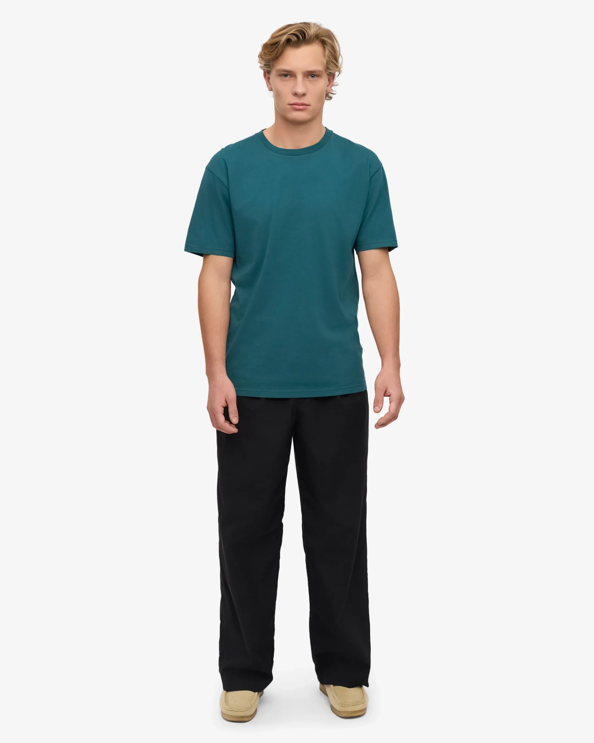 Classic Organic Tee - Ocean Green