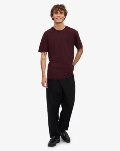 Classic Organic Tee - Oxblood Red