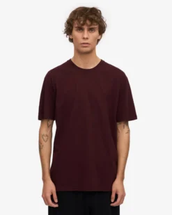 Classic Organic Tee - Oxblood Red