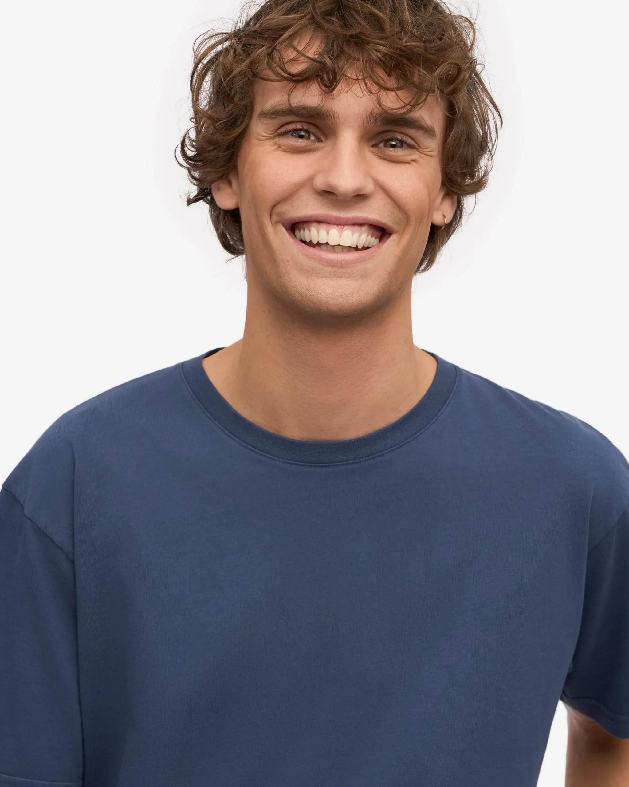 Classic Organic Tee - Petrol Blue