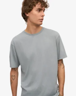 Classic Organic Tee - Steel Blue