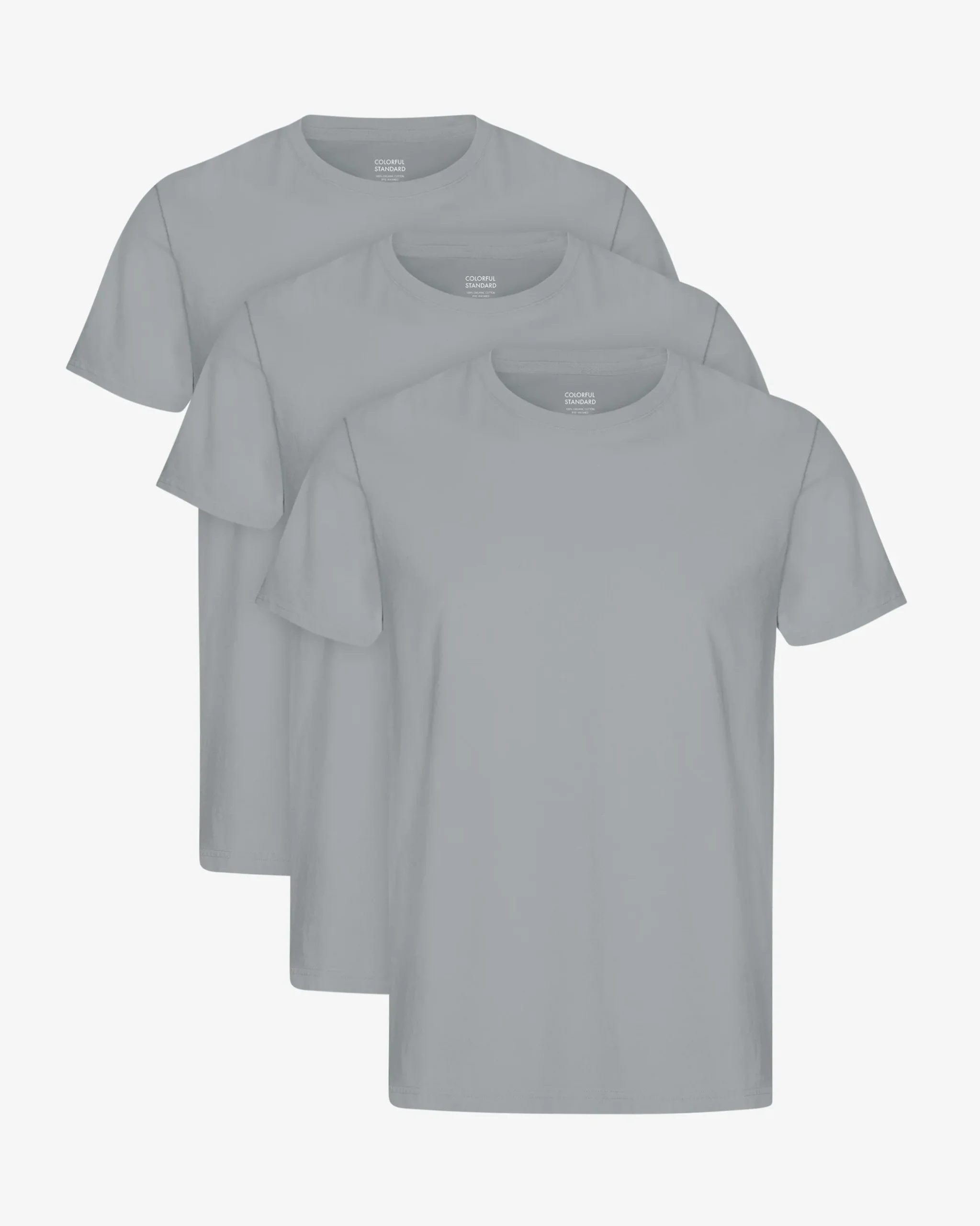 Classic Organic Tee - Steel Blue (3-Pack)