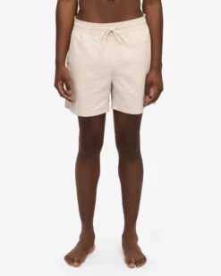 Classic Swim Shorts - Ivory White