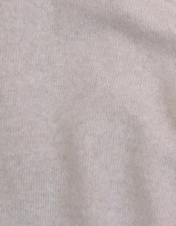 Light Merino Wool Crew - Ivory White