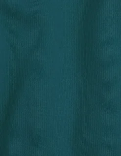 Light Merino Wool Crew - Ocean Green