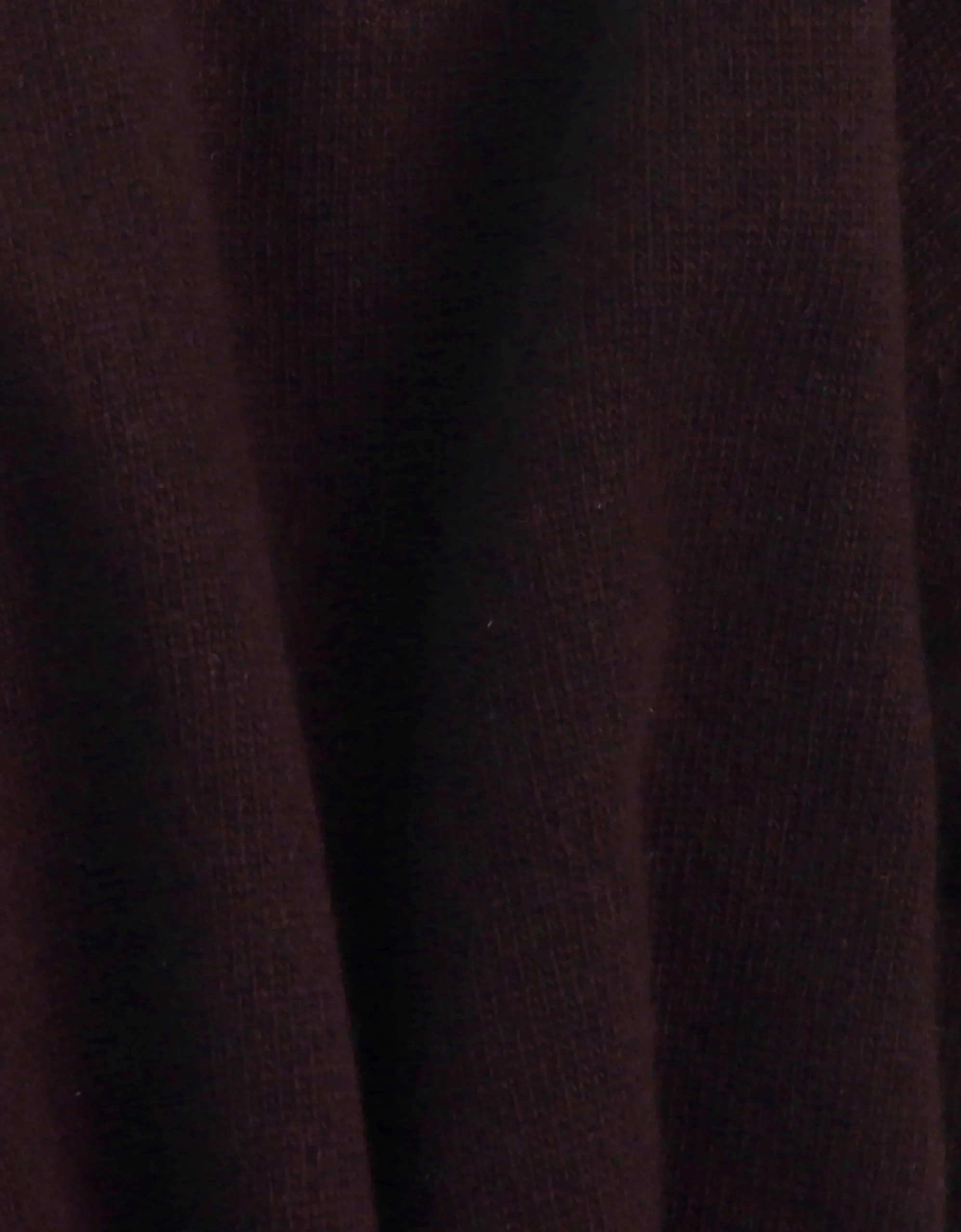 Light Merino Wool Crew - Oxblood Red