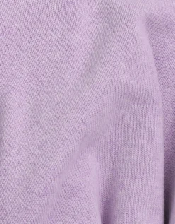 Light Merino Wool Crew - Soft Lavender