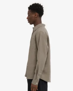 Linen Shirt - Dusty Olive