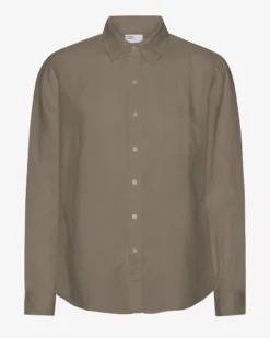 Linen Shirt - Dusty Olive