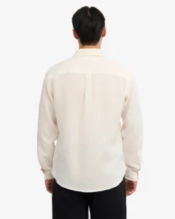 Linen Shirt - Ivory White