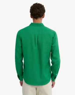 Linen Shirt - Kelly Green
