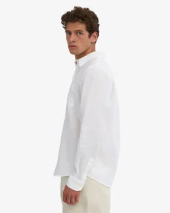 Linen Shirt - Optical White