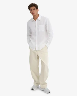 Linen Shirt - Optical White