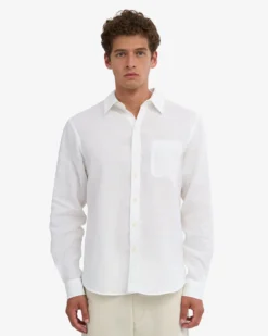 Linen Shirt - Optical White