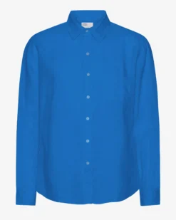 Linen Shirt - Pacific Blue