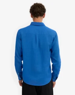 Linen Shirt - Pacific Blue