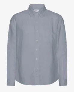 Linen Shirt - Steel Blue