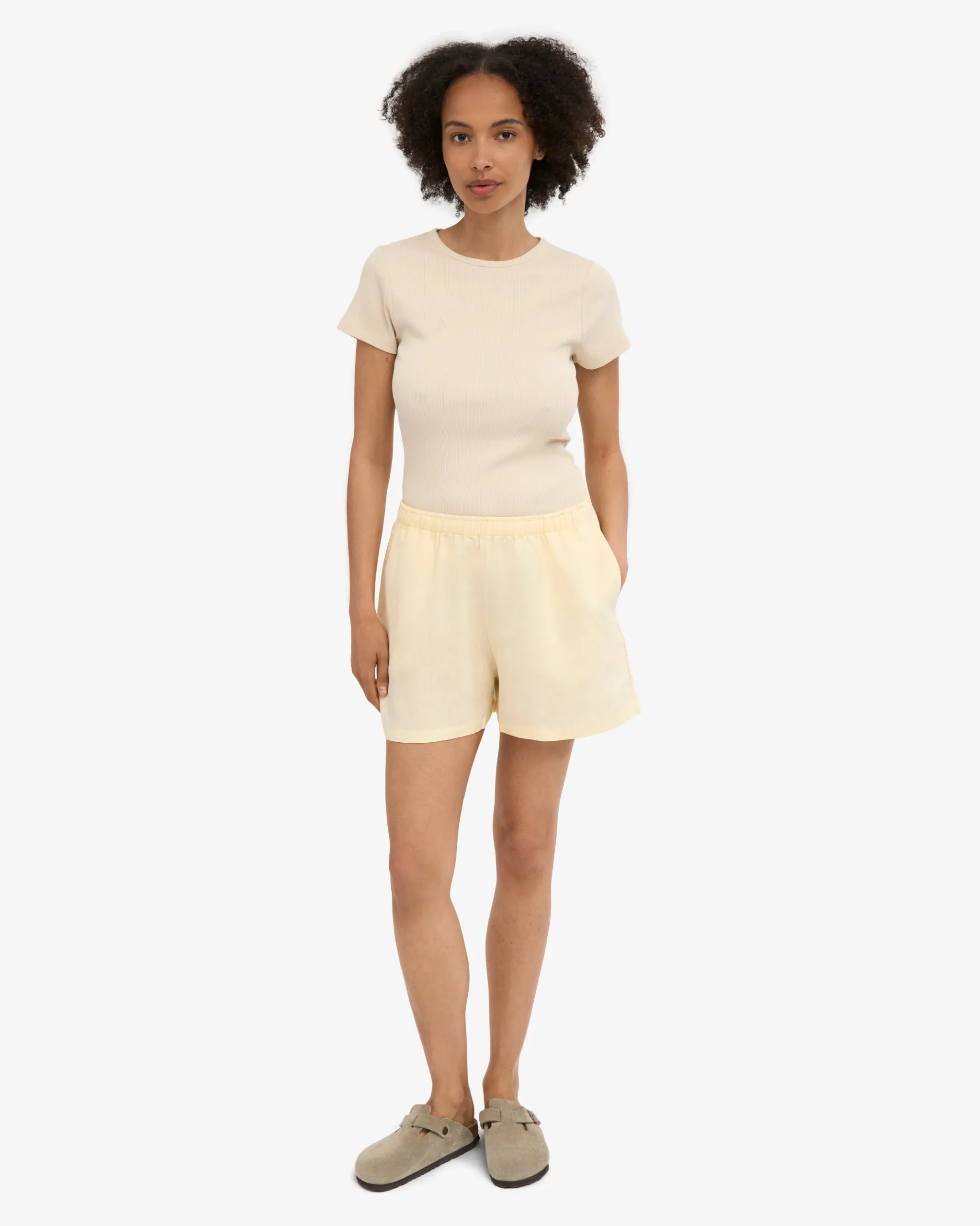 Linen Shorts - Bubblegum Pink