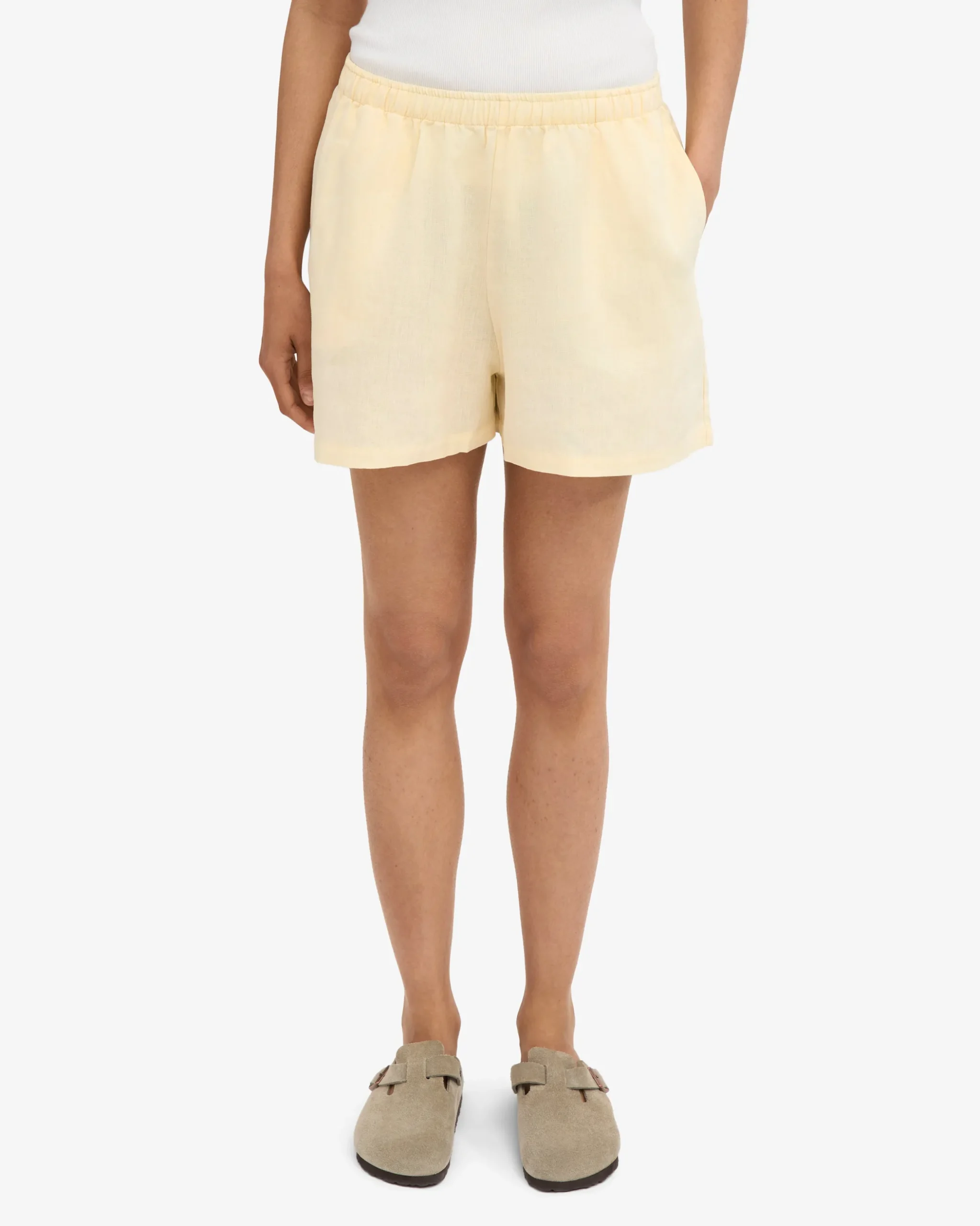 Linen Shorts - Bubblegum Pink