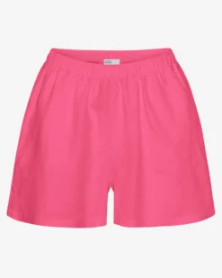 Linen Shorts - Bubblegum Pink