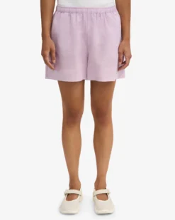 Linen Shorts - Cherry Blossom