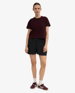 Linen Shorts - Deep Black
