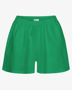 Linen Shorts - Kelly Green