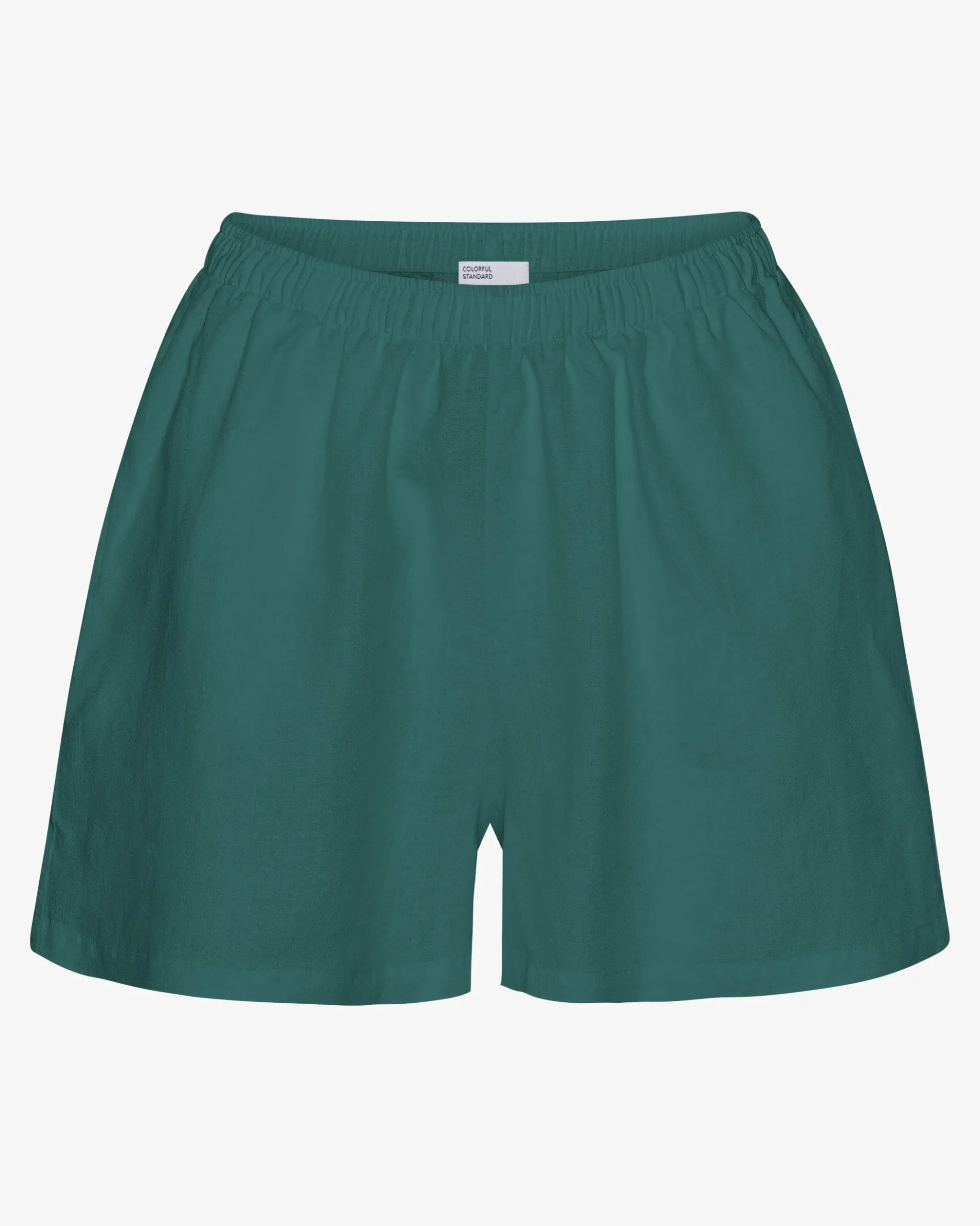 Linen Shorts - Ocean Green