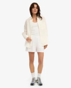 Linen Shorts - Optical White