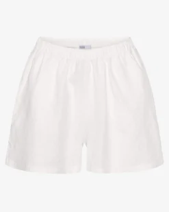 Linen Shorts - Optical White