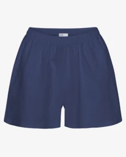 Linen Shorts - Petrol Blue