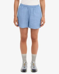 Linen Shorts - Seaside Blue