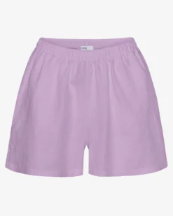 Linen Shorts - Soft Lavender