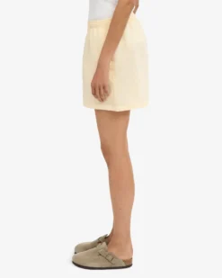 Linen Shorts - Soft Yellow
