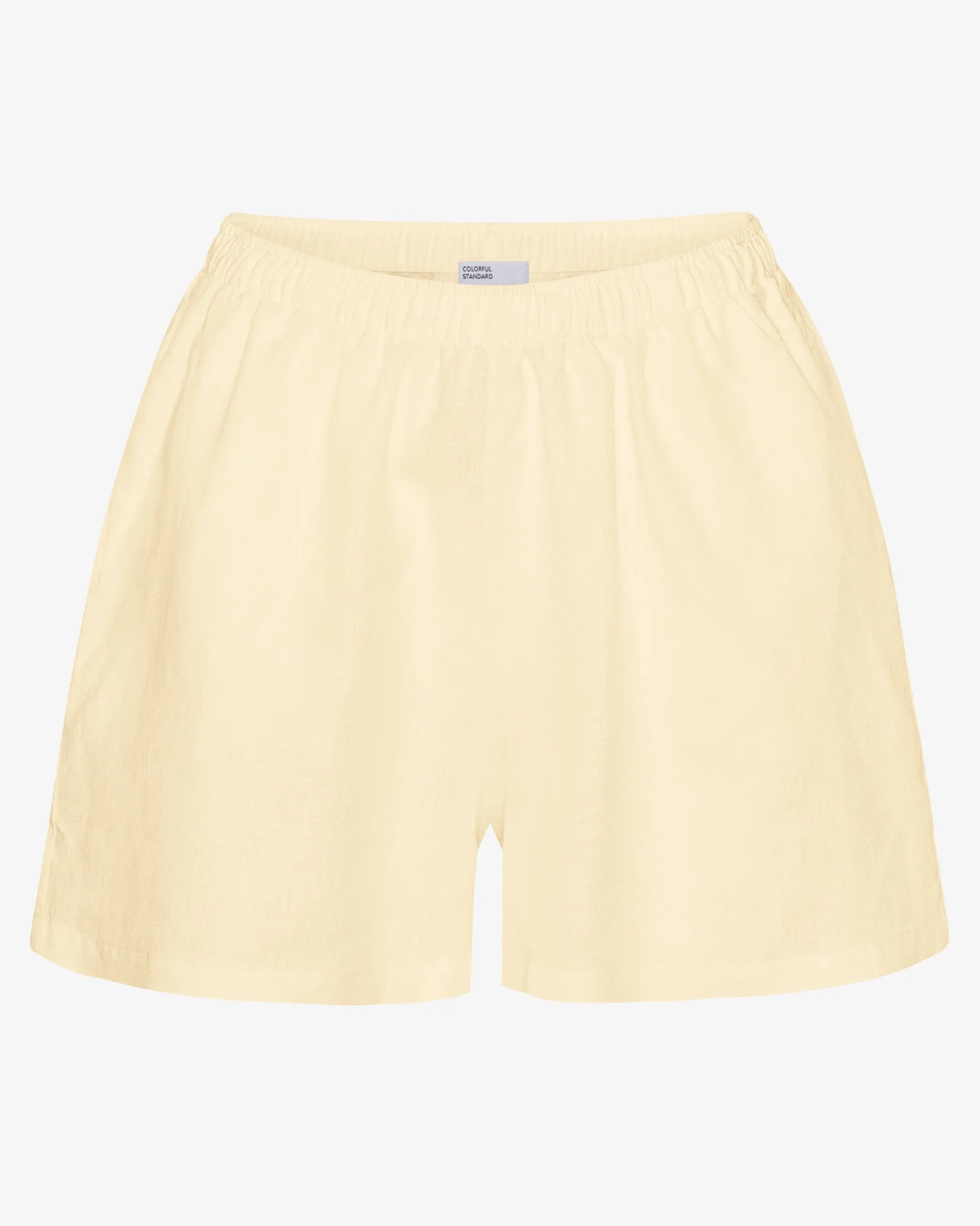 Linen Shorts - Soft Yellow