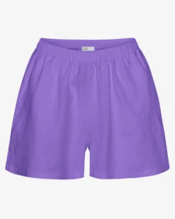Linen Shorts - Ultra Violet