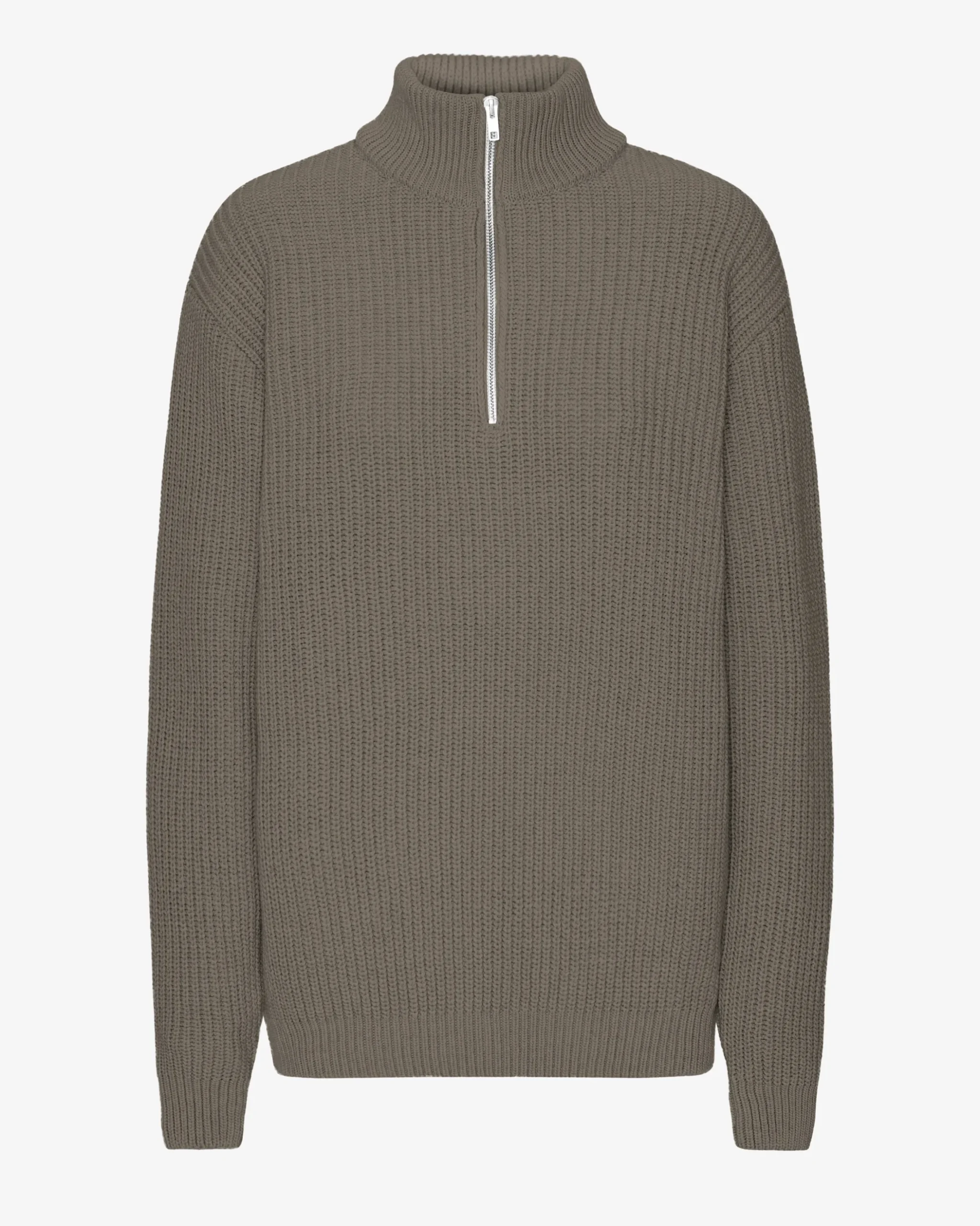 Merino Quarter Zip - Dusty Olive