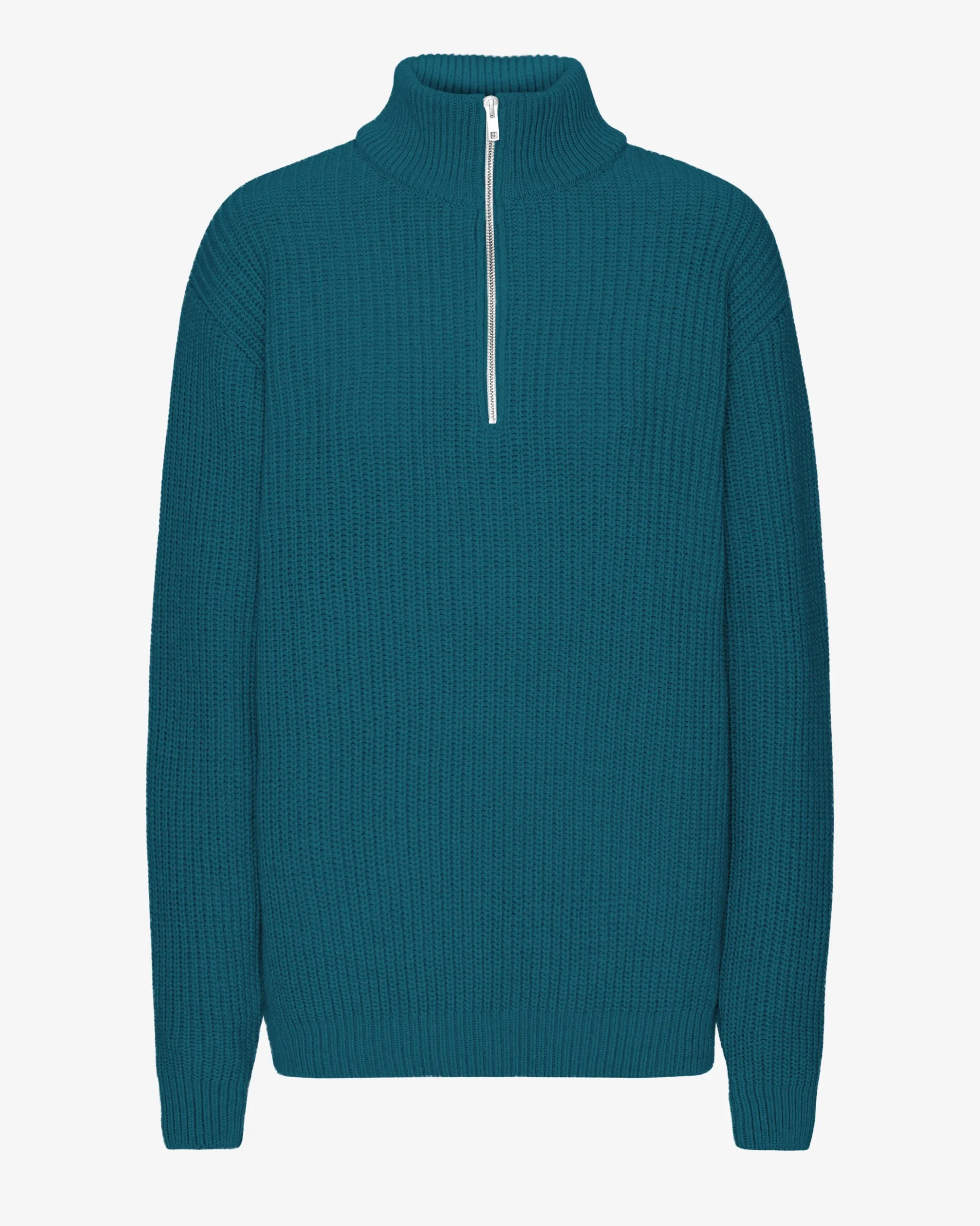 Merino Quarter Zip - Ocean Green