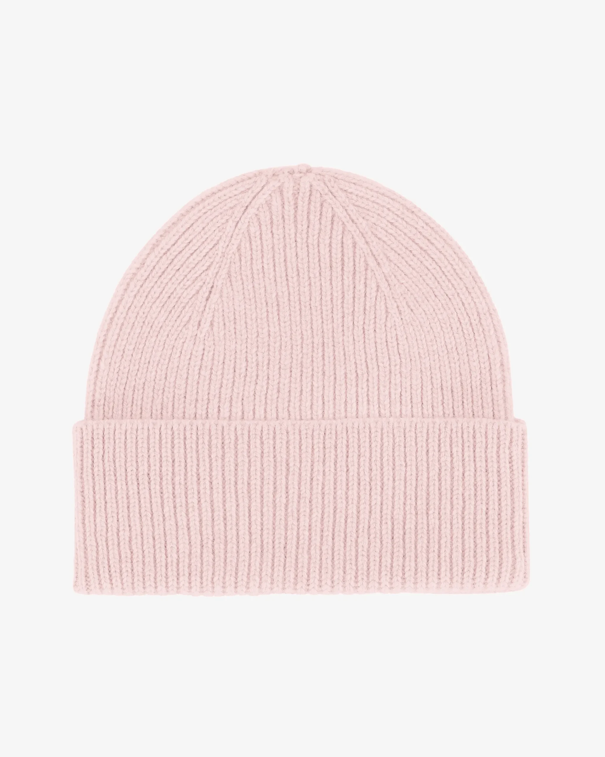 Merino Wool Beanie - Faded Pink