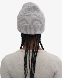Merino Wool Beanie - Heather Grey