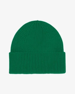 Merino Wool Beanie - Kelly Green