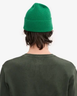 Merino Wool Beanie - Kelly Green