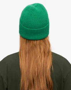 Merino Wool Beanie - Kelly Green