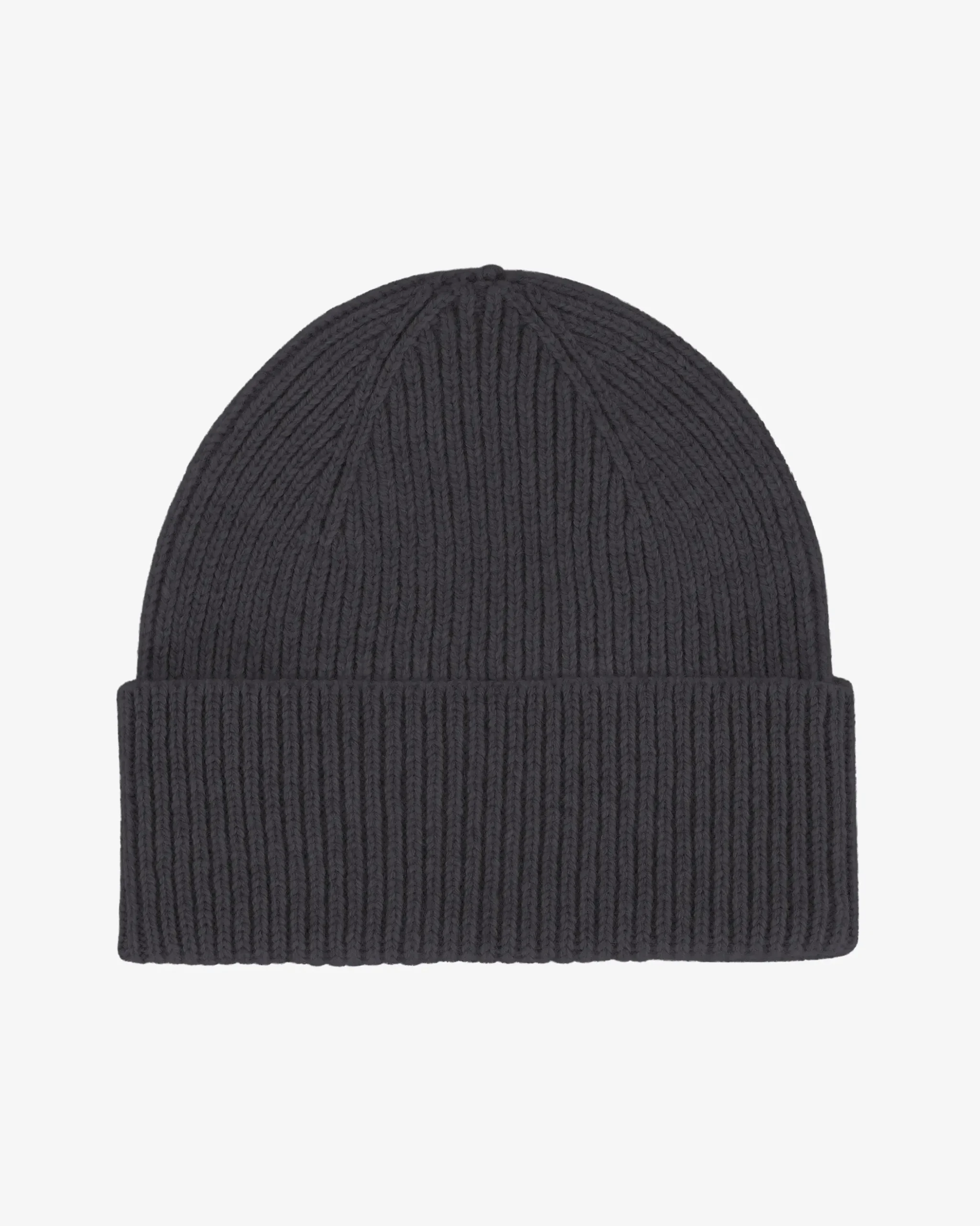 Merino Wool Beanie - Lava Grey