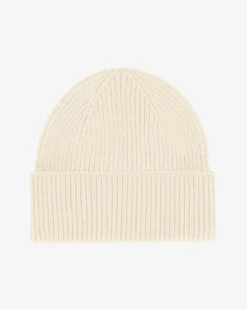 Merino Wool Beanie - Optical White