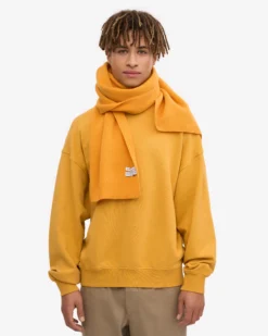 Merino Wool Beanie & Scarf - Burned Yellow